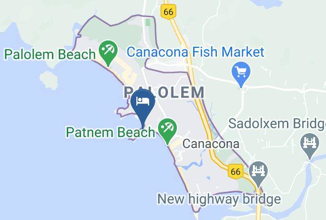 Canacona - Green Yoga India Resort Maps