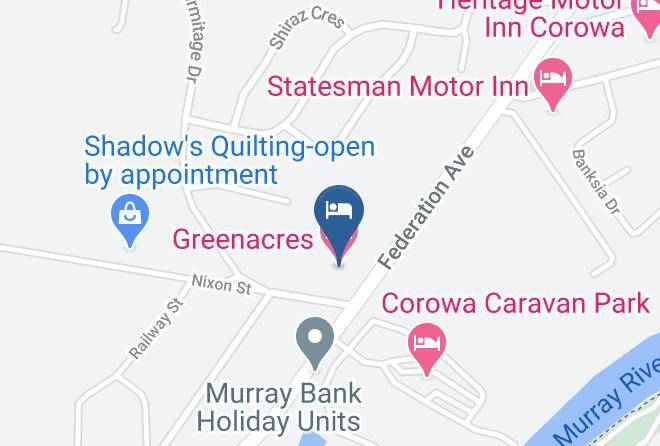 Federation - Greenacres Motel Maps