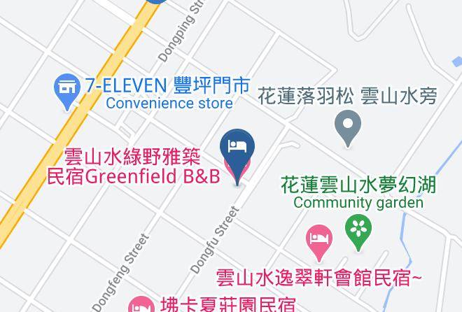Greenfield B&b Mapa - Taiwan - Hualiennty