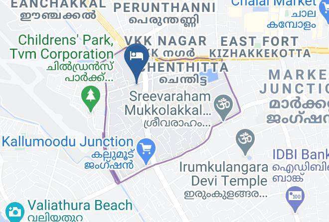 Trivandrum - Greenfield Inn Maps