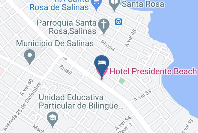 Salinas - Hotel Presidente Beach Maps