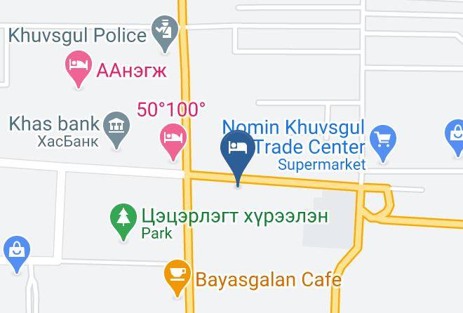 Khovsgol - Greengold Hotel And Restaurant Maps