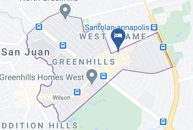Metro Manila - Greenhills Elan Hotel Modern Maps