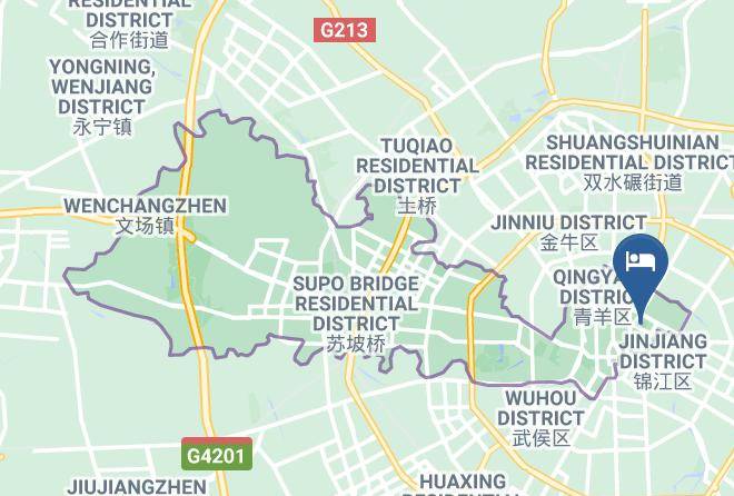 Chengdu - Greenland Business Hotel Maps