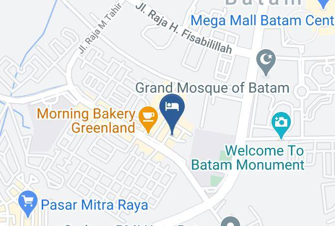 Batam - Greenland Hotel Batam Maps