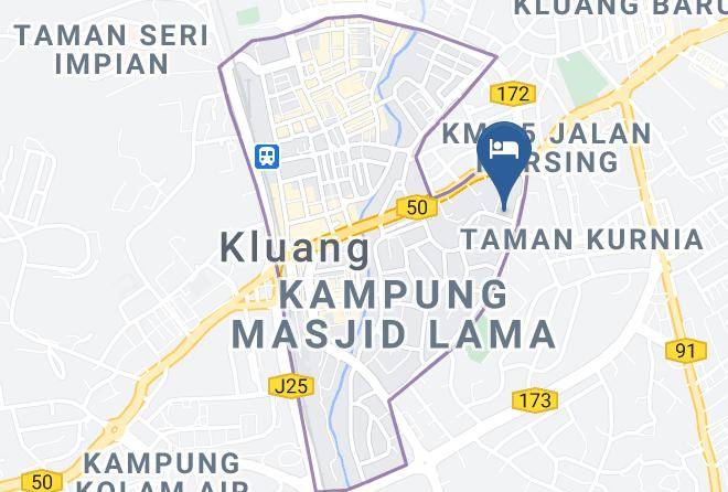Keluang - Greenpeace Homestay Kluang Maps