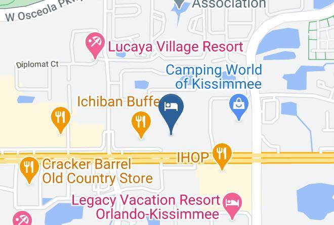 Osceola - Greenpoint Hotel Kissimmee Maps