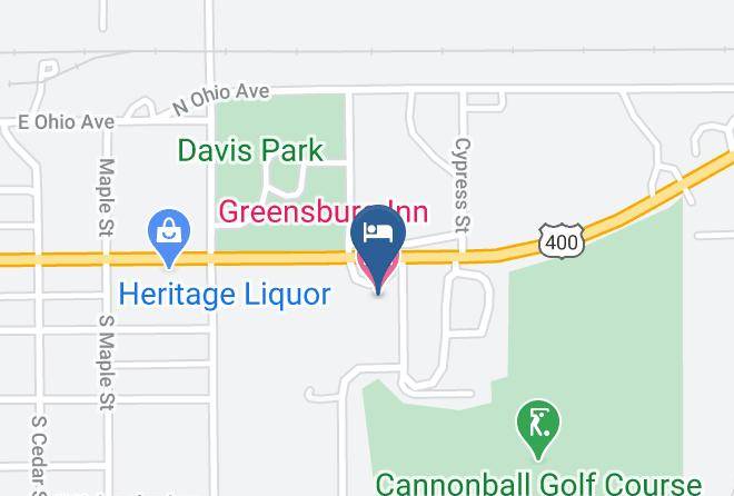 Kiowa - Greensburg Inn Maps