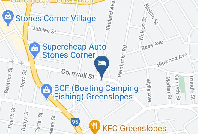 Brisbane - Greenslopes Motor Inn Maps