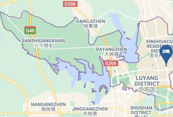 Hefei - Greentree Alliance Anhui Hefei North Second Ring Fuyang Roadnhotel Maps