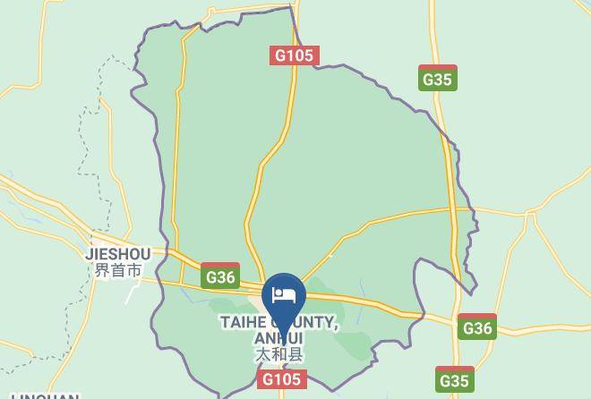 Fuyang - Greentree Inn Anhui Fuyang Taihe South Xiyang Road Business Hotel Maps