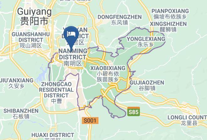 Guiyang - Greentree Inn Guiyang Shifu Court Street Business Hotel Maps