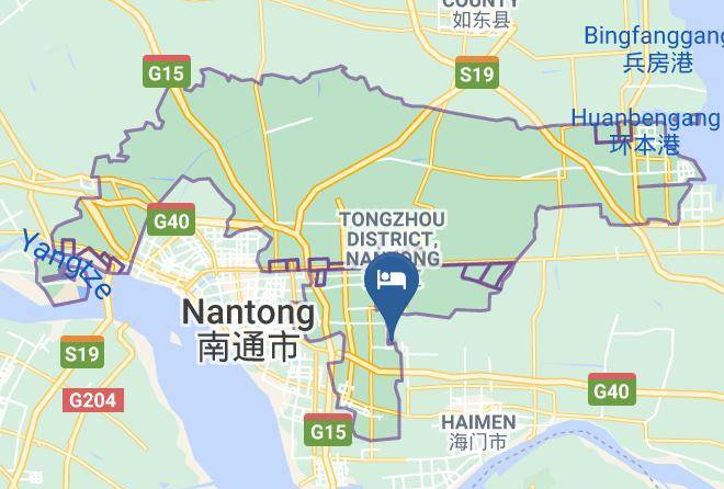Nantong - Greentree Inn Jiangsu Nantong Textile City Garden Express Hotel Maps