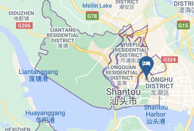 Greentree Inn Shantou Jinhu Road Business Hotel Map