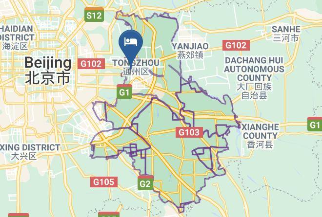 Tongzhou District - Greentree Inn Maps
