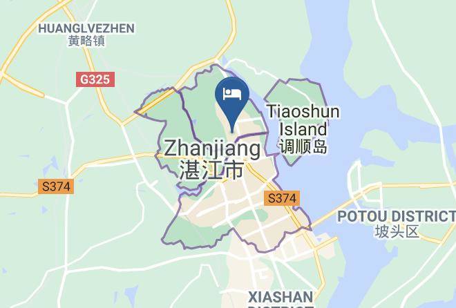 Greentree Inn Zhanjiang Haitian Bus Station Business Hotel Map