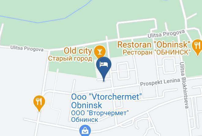 Obninsk - Greenway Park Hotel Maps