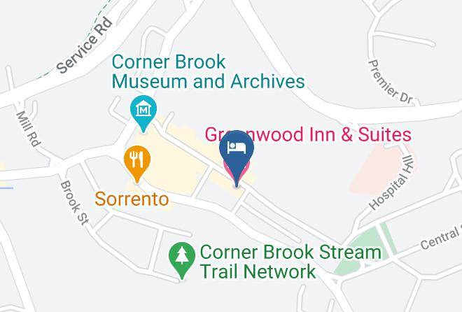Greenwood Inn & Suites Map