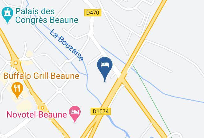 Cote D Or - Greet Hotel & Restooo Beaune Maps