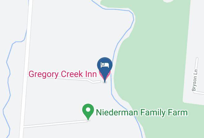 Gregory Creek Inn Map