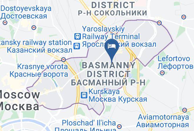Moscow - Gregory Design Hotel Maps