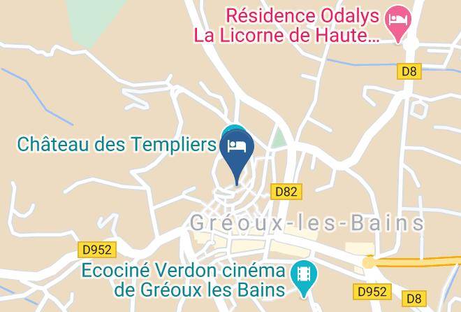 Alpes De Haute Provence - Greoux Les Bains Maps