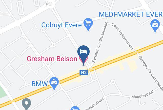 Evere - Gresham Belson Hotel Maps