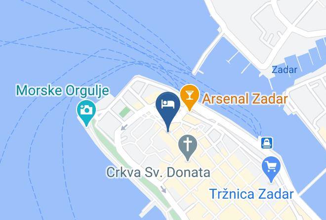 Zadar - Greta Residence Maps