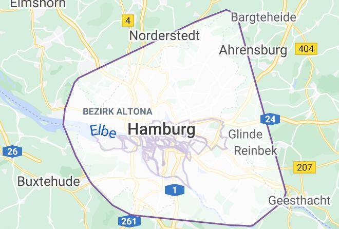 Greven Hotel Hamburg Map