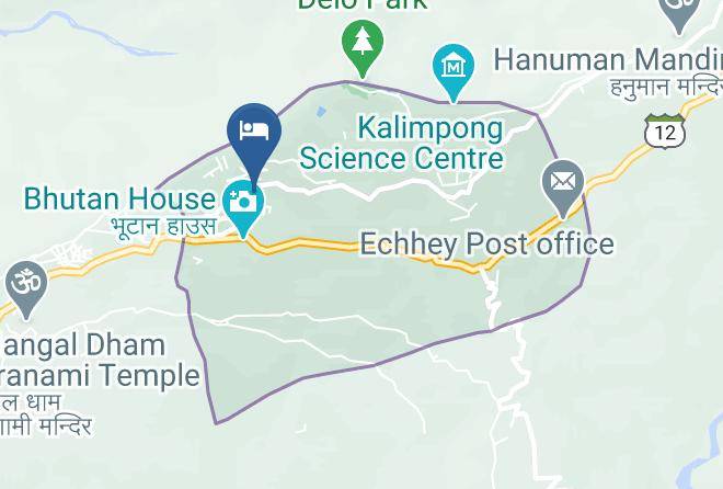 Kalimpang - Grey Dove Homestay Maps