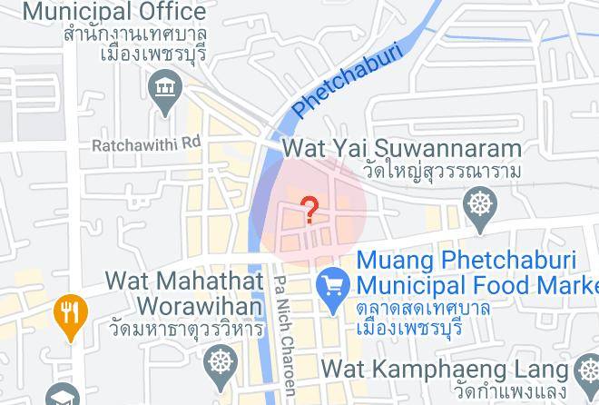 Amphoe Mueang Phetchaburi - Grey Elephant Boutique Hotel Maps