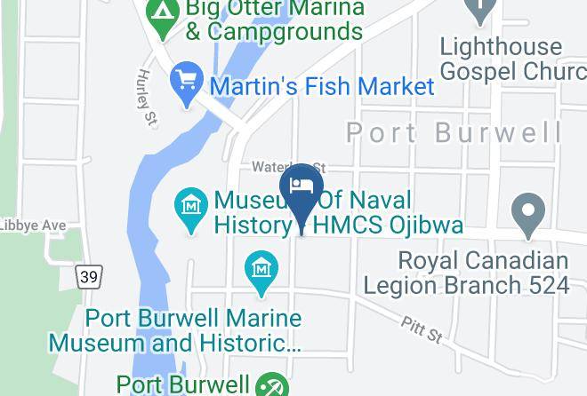 Elgin - Grey Gables B & B Maps