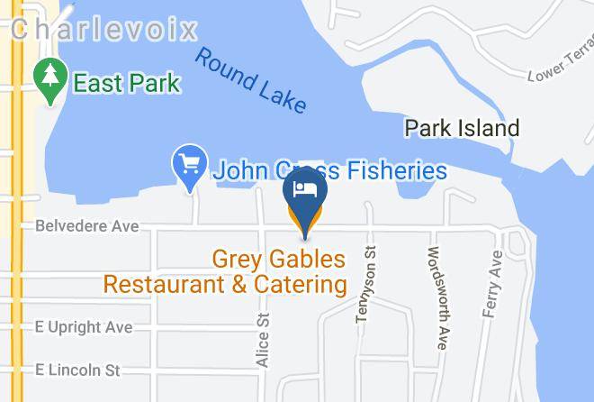 Charlevoix County - Grey Gables Restaurant & Catering Maps