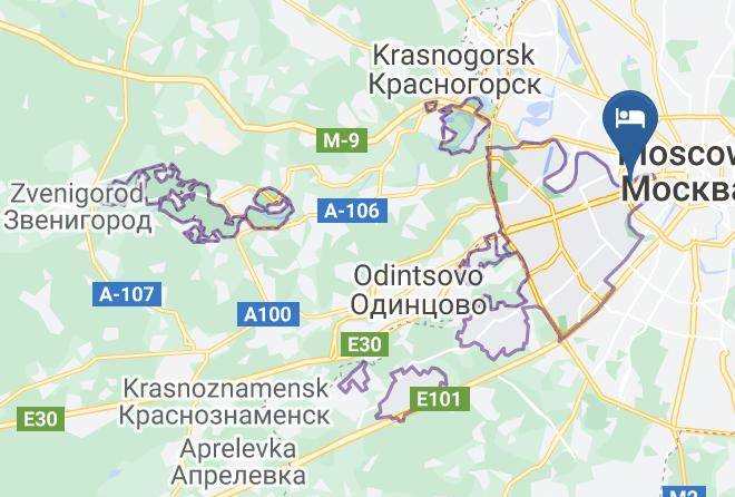 Moscow - Grey Hotel Maps