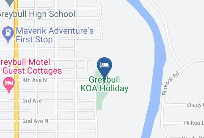 Big Horn - Greybull Koa Holiday Maps
