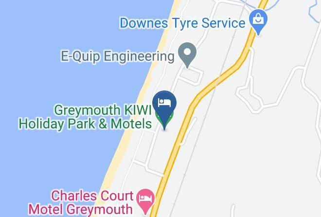 Greymouth Kiwi Holiday Park & Motels Map