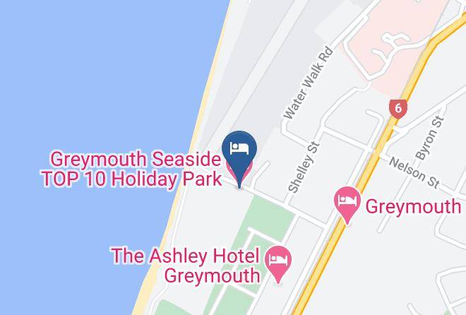 Grey - Greymouth Seaside Top 10 Holiday Park Maps