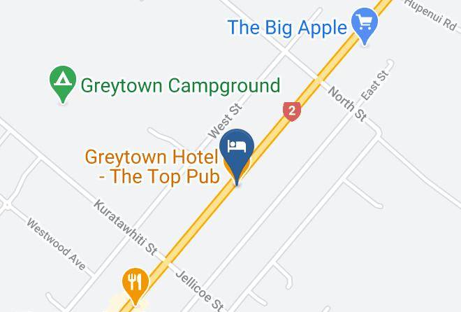 South Wairarapa - Greytown Hotel The Top Pub Maps