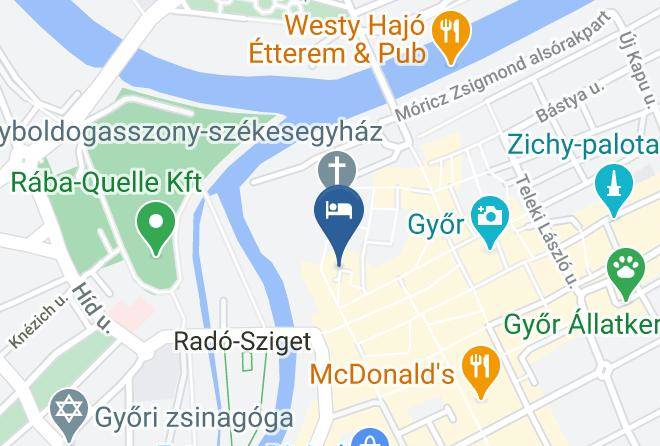 Gyor - Grof Cziraky Panzio Maps