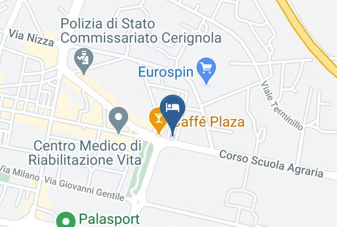 Foggia - Grieco Business & Spa Hotel Maps