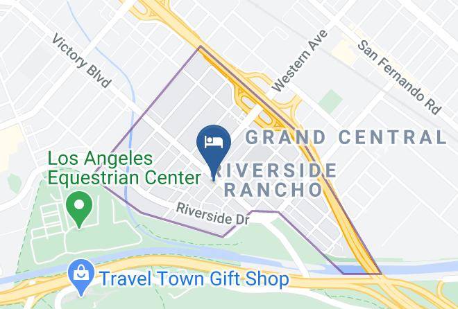 Los Angeles - Griffith Park Motel Maps