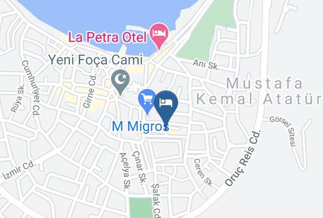 Foca - Griffon Butik Hotel Maps