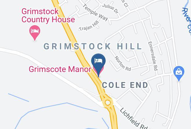 Warks - Grimscote Manor Hotel Maps