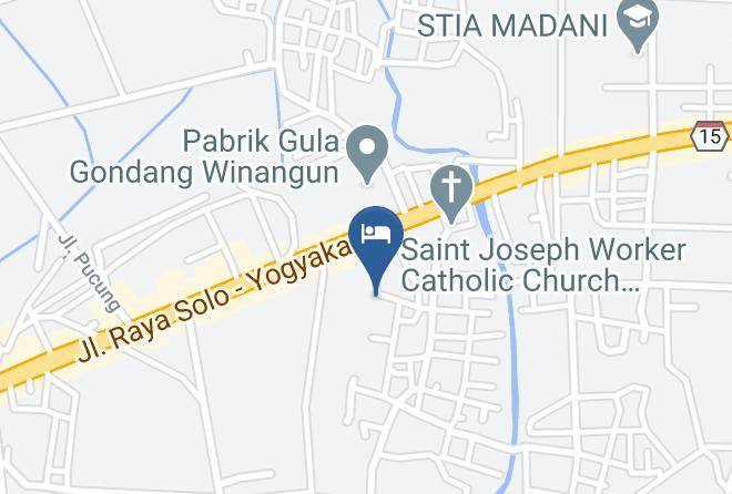 Klaten Regency - Griya Gendhis Saraswati Hotel Klaten Maps