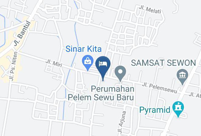 Bantul Regency - Griya Jagadhaya Maps