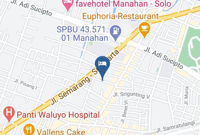 Surakarta - Griya Kedasih Maps
