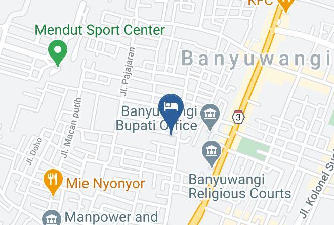 Banyuwangi - Griya Kost Mendut Maps