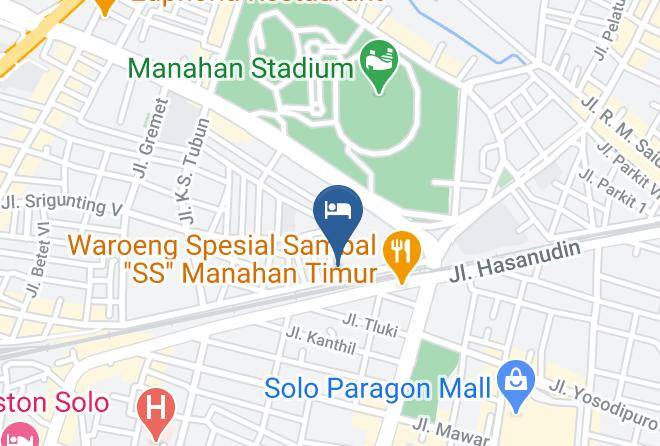 Surakarta - Griya Manahan Solo Maps