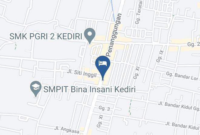 Kota Kediri - Griya Penanggungan Maps