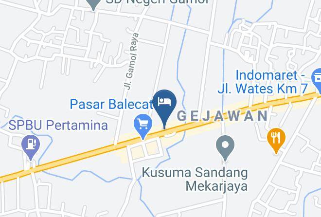 Sleman - Griya Pusaka Family Hotel Maps